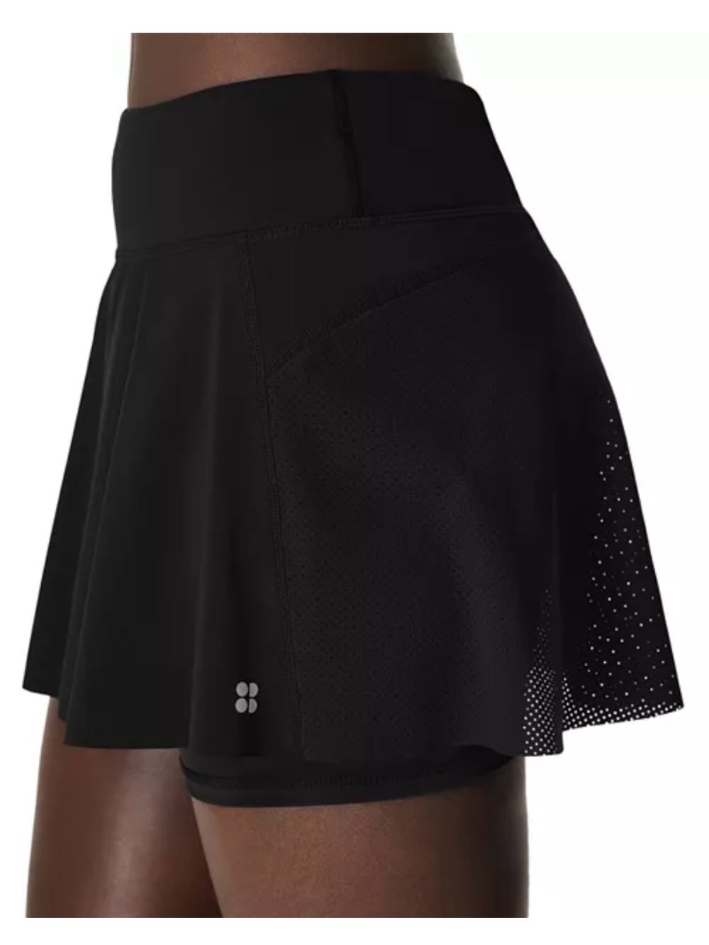 Sweaty betty black swift skort skirt